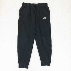 Nike Sportswear Club Fleece Joggers Womens Medium Black Sweatpants Drawstring